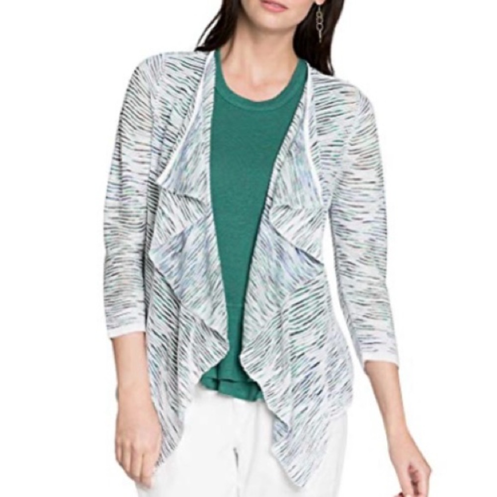NIC+ZOE Women's Chasing Stars Cardigan size Large